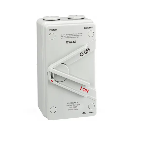 AC Isolator, ZJ BENY 35A, 1 Pole