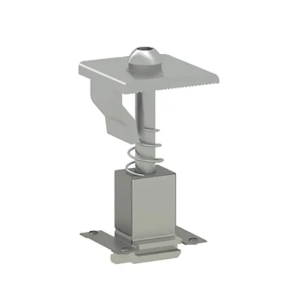 Clenergy Silver Universal Clamp with Grounding Clip