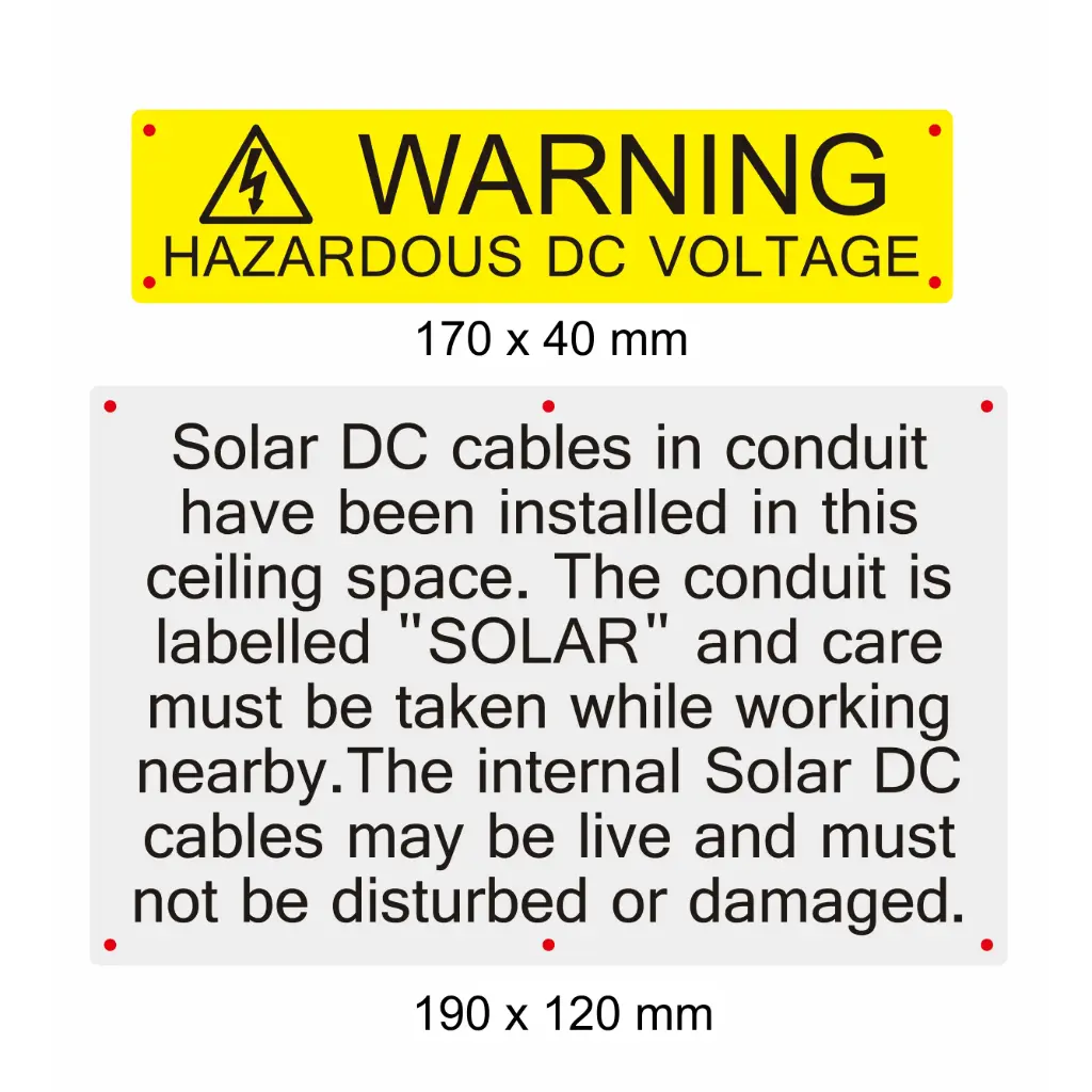 Ceiling Label
