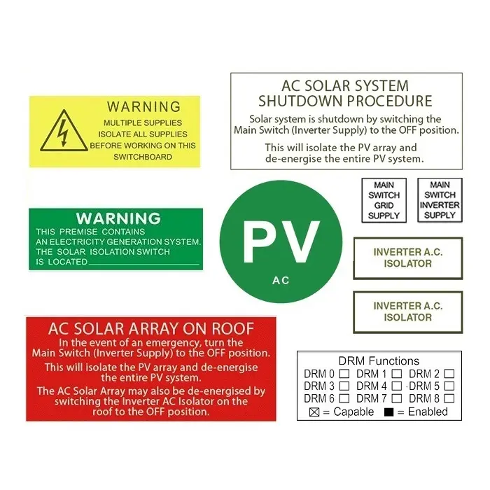 AC Label Set
