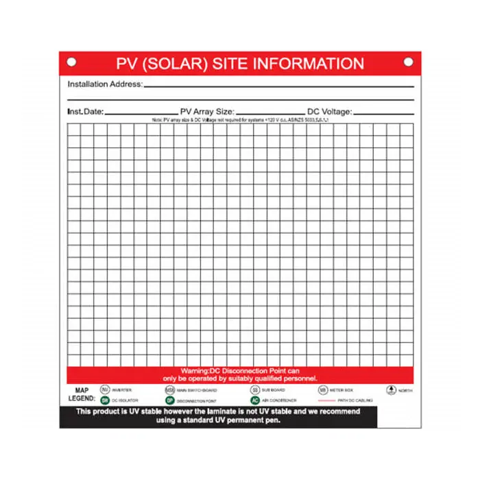 Solar Site Plan