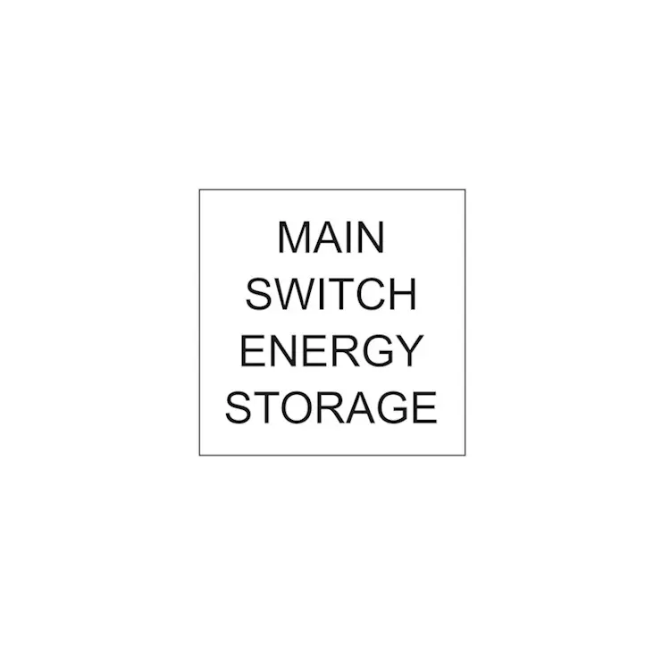 Main Switch Energy Storage