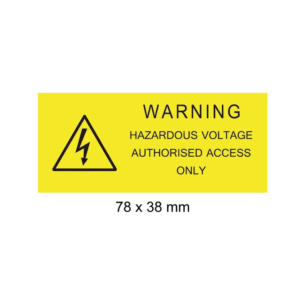 Hazardous DC Voltage