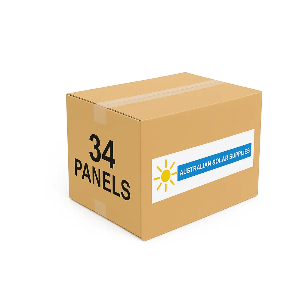 [CMKIT-FLATB-34-U] Black Universal Clamp Clenergy Flat Roof Kit for 34 Panels