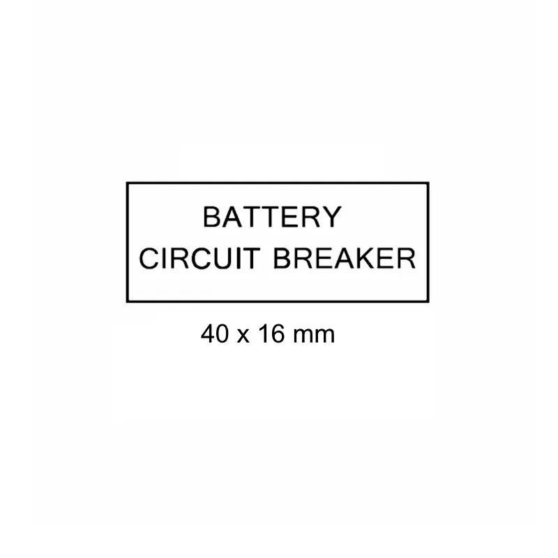 [LAB-W-BCB] Battery Circuit Breaker