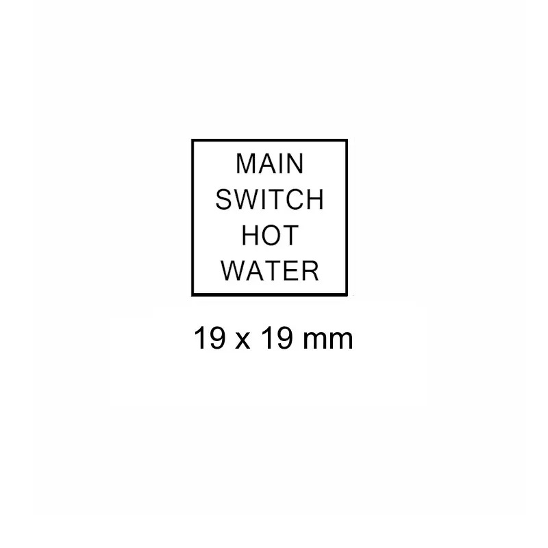 Main Switch Hot Water