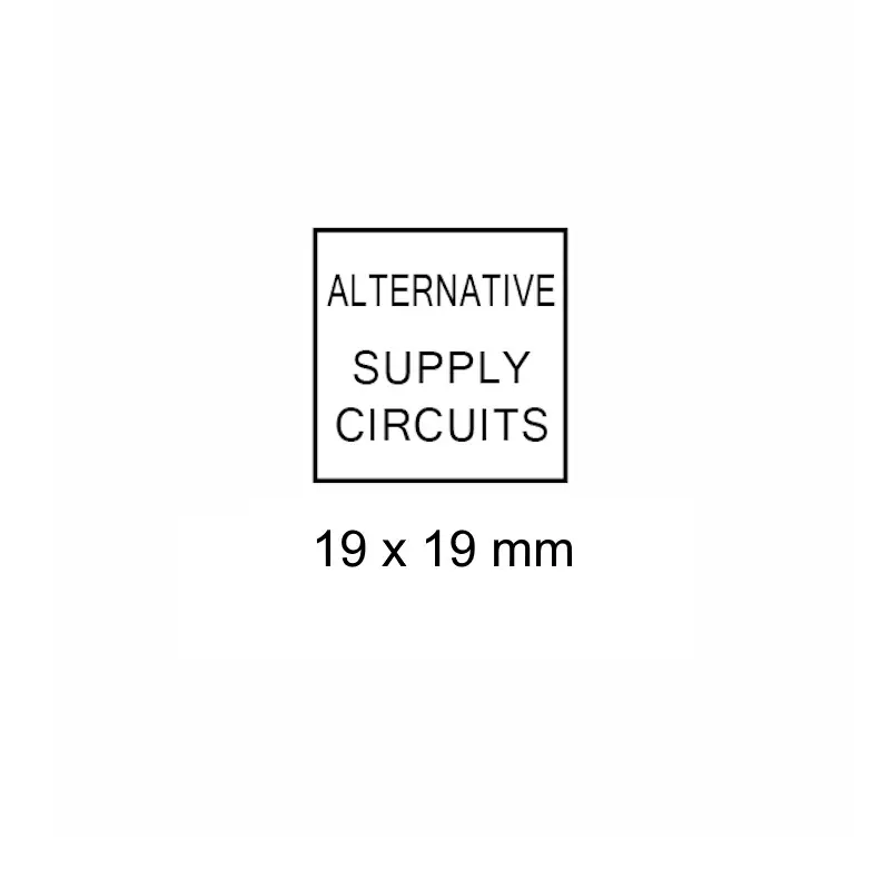 Alternative Supply Circuits