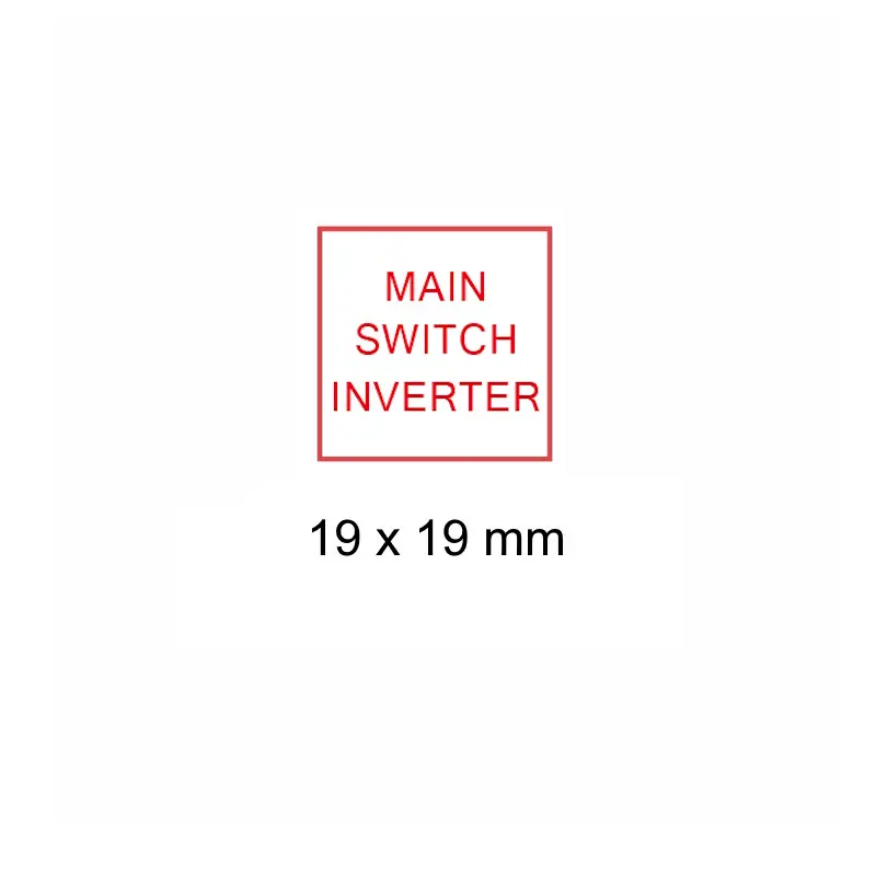 Main Switch Inverter