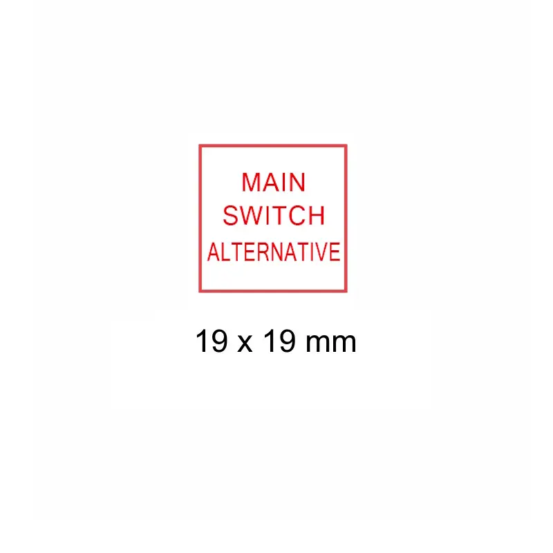 Main Switch Alternative