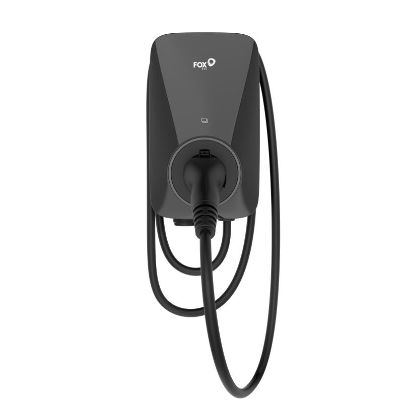 [EV-FOX-A-22K-B] FoxESS A Series Multiphase 7.3/11/22kW Tethered EV Charger - Black