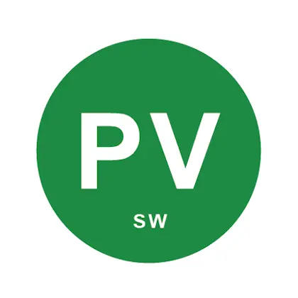 [LAB-G-PV-SW] "PV" Label (SW)