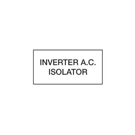 [LAB-W-IAC] Inverter A.C. Isolator