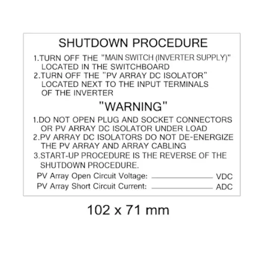 [LAB-W-SD] Shutdown Procedure