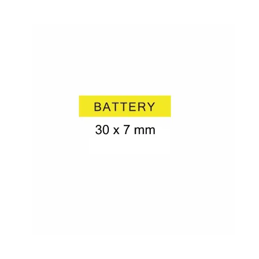 [LAB-Y-BATTERY] Battery Label on Solar Conduit for Storage System