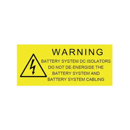 [LAB-Y-BDCIS] Battery System DC Isolators