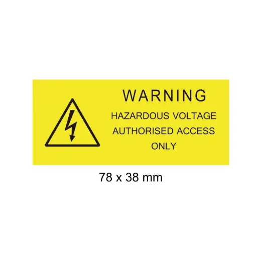 [LAB-Y-HDCV] Hazardous Voltage