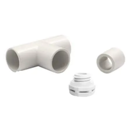 [PVC-TEE-DRAIN-L] Drain Tee with Loose Drain