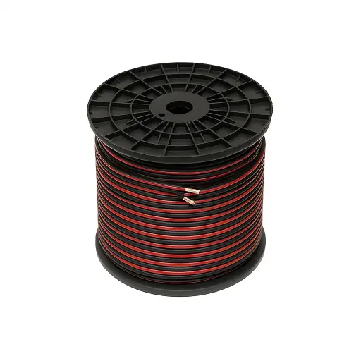 2 Core 4mm² DC Cable, Red & Black 
