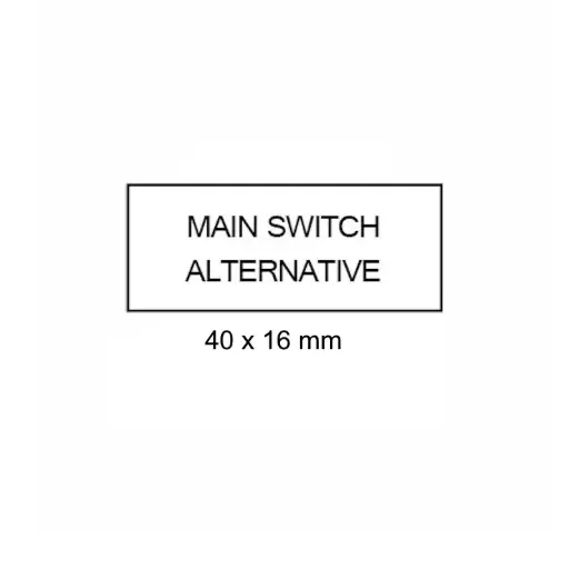 Main Switch Alternative