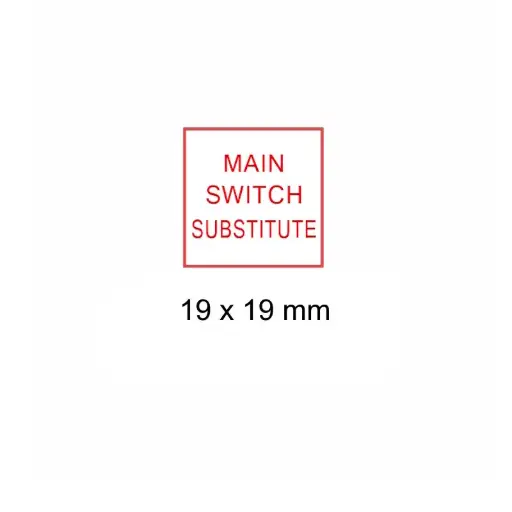 [LAB-WR-MS-SUB] Main Switch Substitute